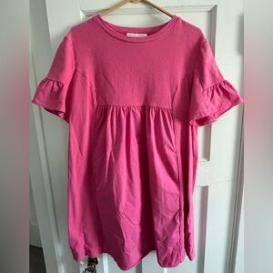 English Factory Vibrant Pink Knit Dress Size M